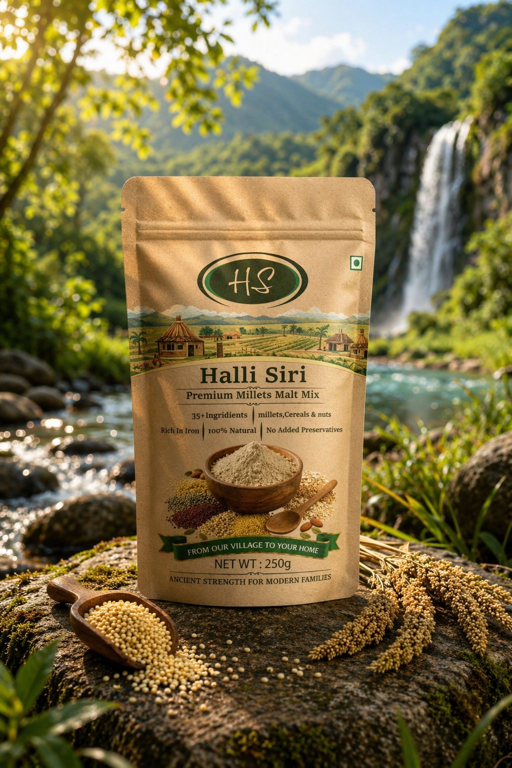 Natural Millets Malt Ingredients - Halli Siri